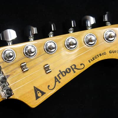 Custom Painted and Upgraded Ultra Rare (MIK) Mid 80's Arbor T-516 Guitar - Aged and Worn With Custom Graphics and Matching Pickguard image 7