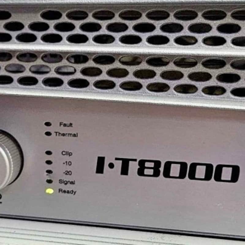 2000s Crown I-Tech Series I-T8000 2-Channel Power Amplifier Si…