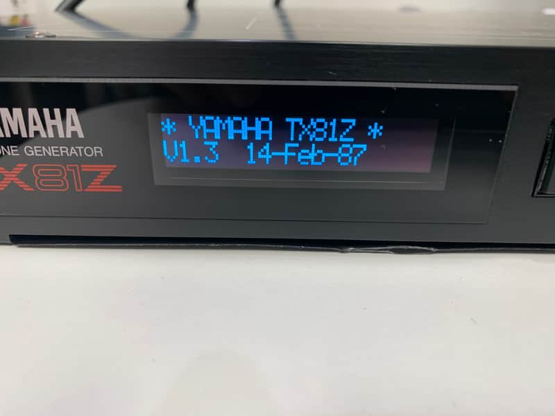 Yamaha TX-81Z Replacement OLED Display *Blue* image 1