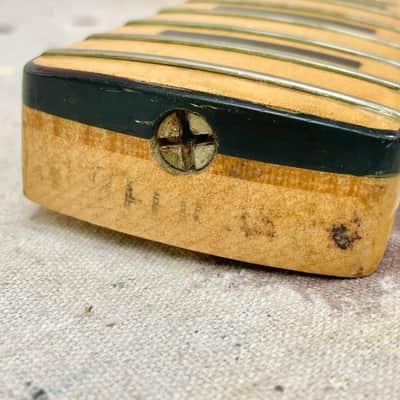1970's Fender Jazz Bass Neck & Tuners Maple with Black Block Vintage ~1971-1974 image 11