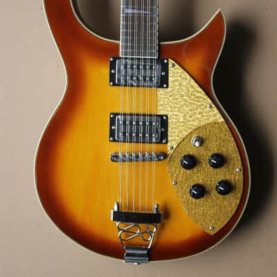 Fishbone FTP-BURG-12- String Electric Solid Body Guitar 2013 Burgundy Burst Make an Offer image 1