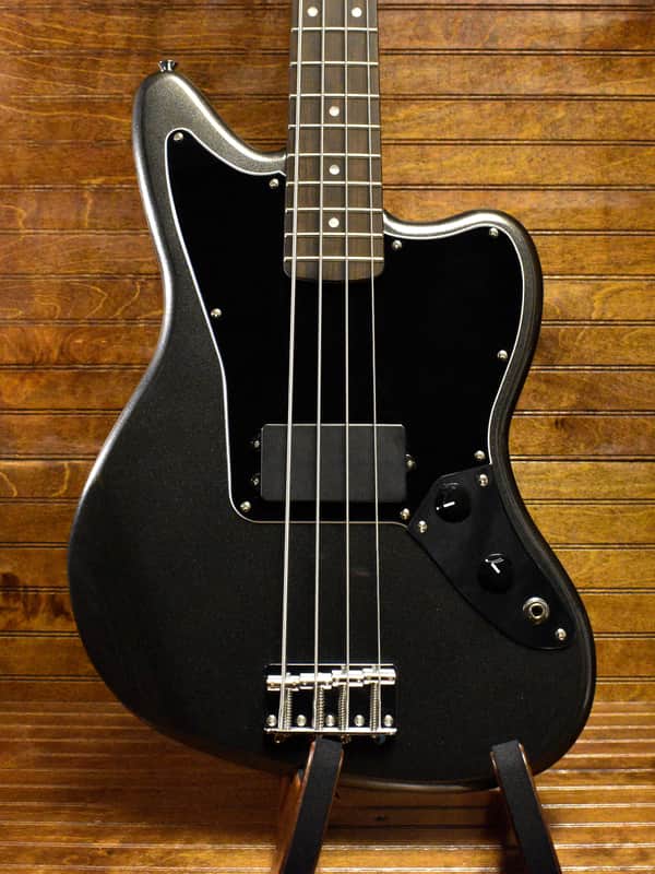Squier Affinity Jaguar Bass H, Charcoal Frost Metallic image 1