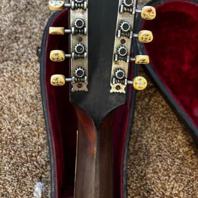 Gibson K-2 Mandocello black with Original Case 1913 mandolin family Mando image 12