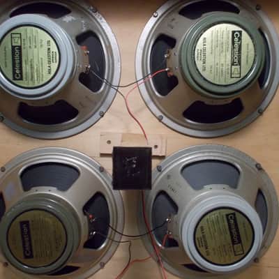 Marshall 1960 B cab 4 x 12 100 watt speaker cabinet Celestion G12M-25 1973 Black image 8