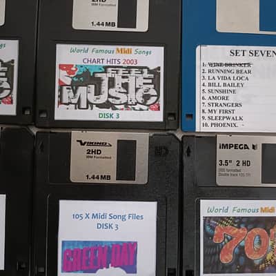 Midi Song Files - Retro Midi Songs Files Floppy Disk Collection image 10