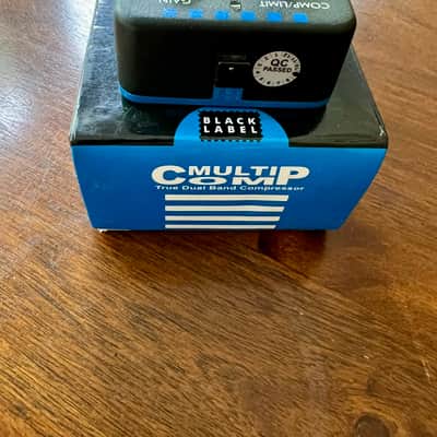 EBS MultiComp Studio Edition True Dual Band Compressor Pedal 2010s - Black/Blue image 2