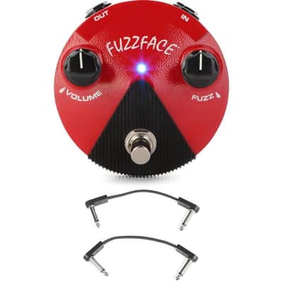 Dunlop FFM2 Germanium Fuzz Face Mini with 3 Patch Cables - Germanium Transistor image 2