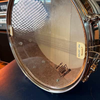 Ludwig Rocker Series Snare – 1980s – Black Badge – Chrome over Wood – Near Excellent Condition – Made in USA image 10
