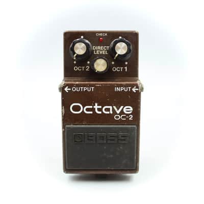 Boss OC-2 Octave Black Label 1991 Made in Taiwan ACA Vintage Octaver Guitar Effect Pedal BD07082 image 2