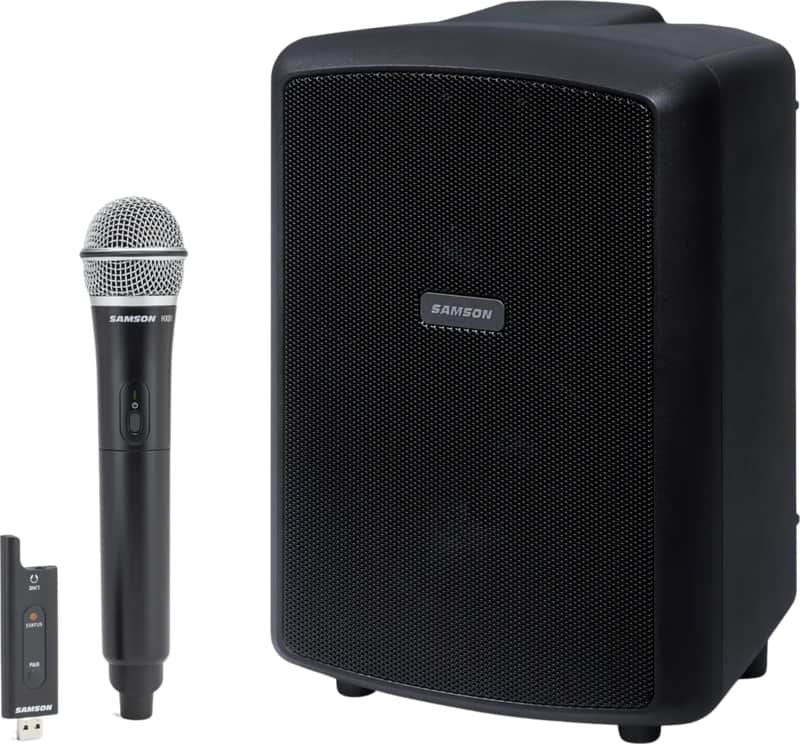 Samson Expedition Explor Rechargeable Portable PA System, Wireless Handheld Microphone, 200W image 1