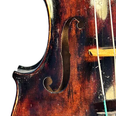 Old/Antique, Collectible 4/4 Violin + Hard Case - Rich Tone - Ready to play - Free WW Shipping - Youtube Video 小提琴 バイオリン image 6
