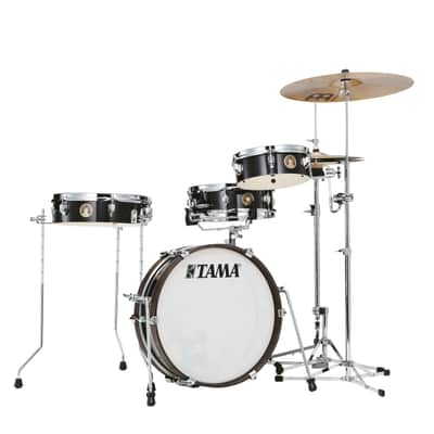 Tama LJK48P-HBK Club Jam Pancake Set Hairline Black - Drum Shell Set image 1