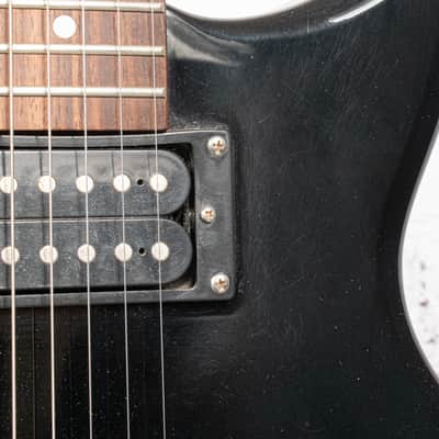 Washburn WI14 Double-Cut Electric Guitar, Black x7011 (USED) image 13