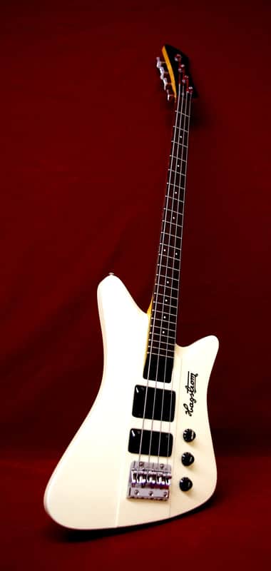 Hagstrom Ultra Swede 1982 White Pearlescent. Prototype.. Only 12 made. VERY RARE. & COLLECTIBLE. image 1