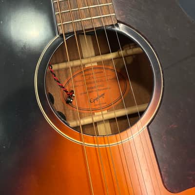 Epiphone J-45 Acoustic Guitar - - Aged Vintage Sunburst Gloss image 13