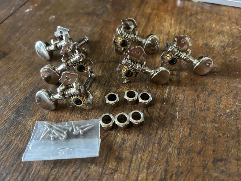 Grover Open Back Tuners 2020 - Chrome image 1