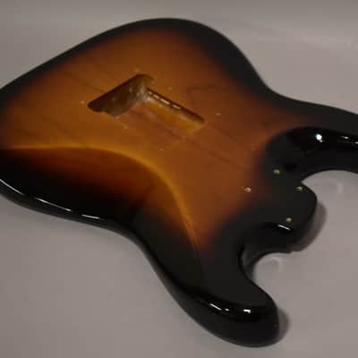2021 Fender American Ultra Stratocaster Body 2-Tone Sunburst image 10