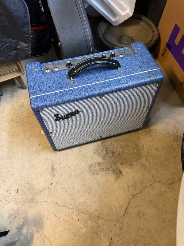Supro 1970RK Keeley Custom 25-Watt 1x10" Guitar Combo 2018 - Present - Blue Rhino image 1