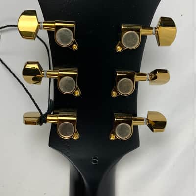 Ibanez PM3C Pat Metheny Signature Hollowbody Electric Guitar Black Low Gloss + Hardshell Case B-Stock image 12