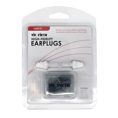 Vic Firth High Fidelity Hearing Protection Earplugs - Large Size 2025 image 1