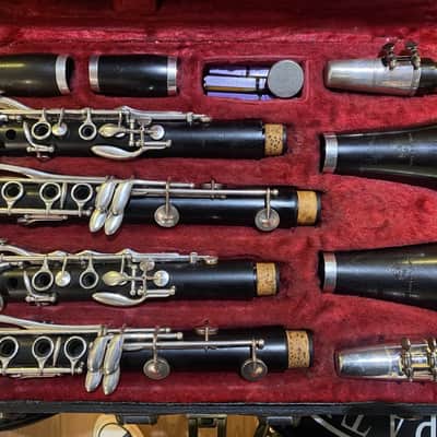 Boosey and Hawkes Imperial 926 Clarinet Bb and A Pair c1944 - Ebony image 6
