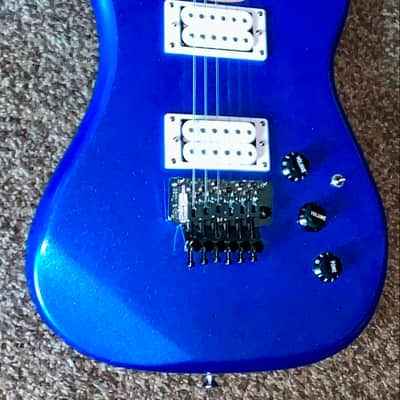 Kramer Pacer Classic electric guitar Floyd rose blue image 5