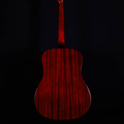 Fender California Standard Redondo Left-Handed, Spruce Top, Black Pickguard, Natural image 8