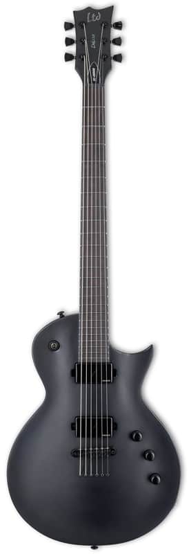 ESP LTD EC-1000 BARITONE Charcoal Metallic Satin image 1