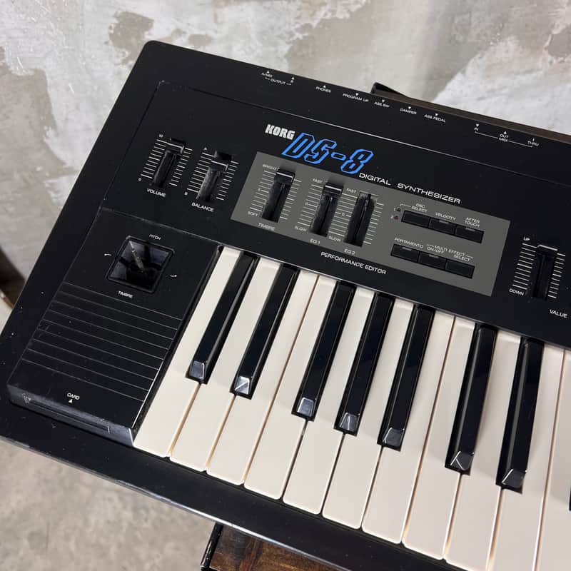 Korg DS-8 Digital Synthesizer 80’s - Black image 1