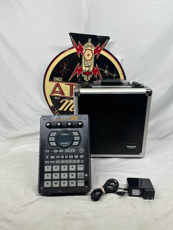 Roland SP-404SX Linear Wave Sampler with Analog Case and Power Supply image 1