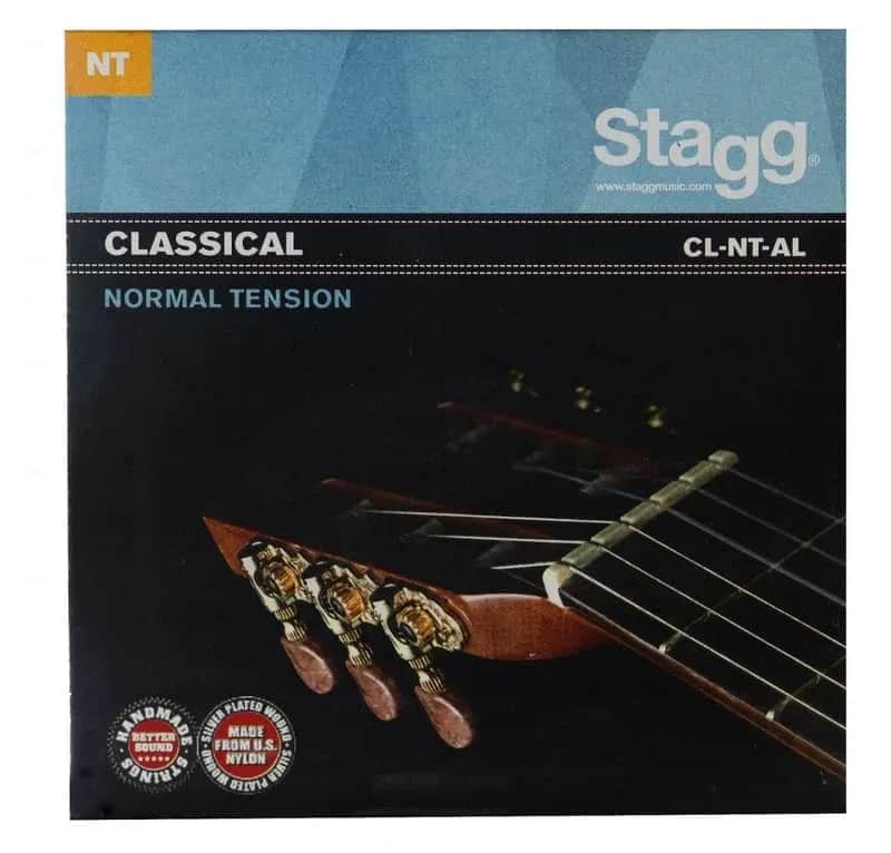 Stagg Cl-Nt-Al Nylon/Silver Plated Wound Set of Strings for Classical Guitar image 1