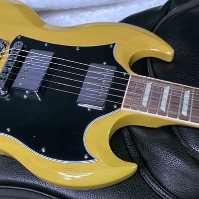 NEW ! Gibson SG Standard TV Yellow Finish - Original Gibson Leather Gig Bag - Authorized Dealer - Only 6.8 lbs - G07276 image 2