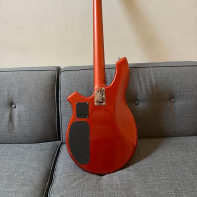 Ernie Ball Music Man Bass Guitar Bongo 4 serial F18900 Dual Humbucker "HH" configuration) circa 2004–2005 - Lava Pearl image 6