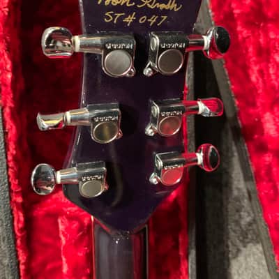 Grosh Set Neck 2005 Blue Brazilian Rosewood image 6