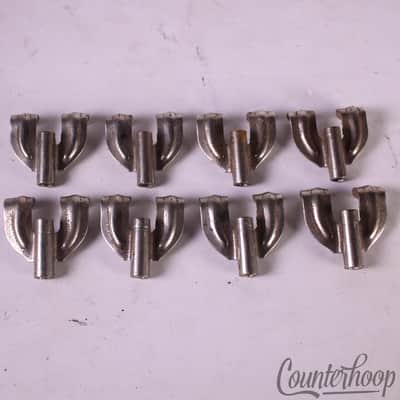 *Ludwig 8x Bass Drum Tension/T-Rod-Claws Nickel Marching/Parade Vintage 50s WFL* image 2