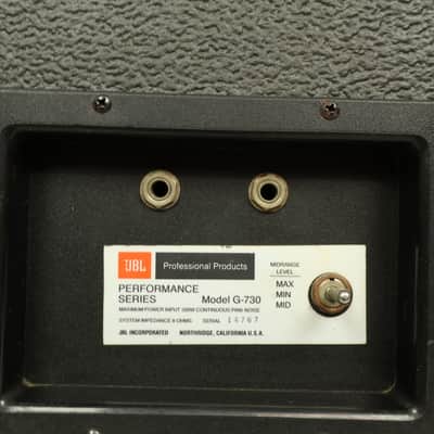 Pair of Vintage JBL G-730 Performance Series PA Speakers image 9