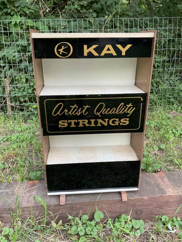 Kay Display Case “Artist Quality Strings” 1950’s-1960’s image 1