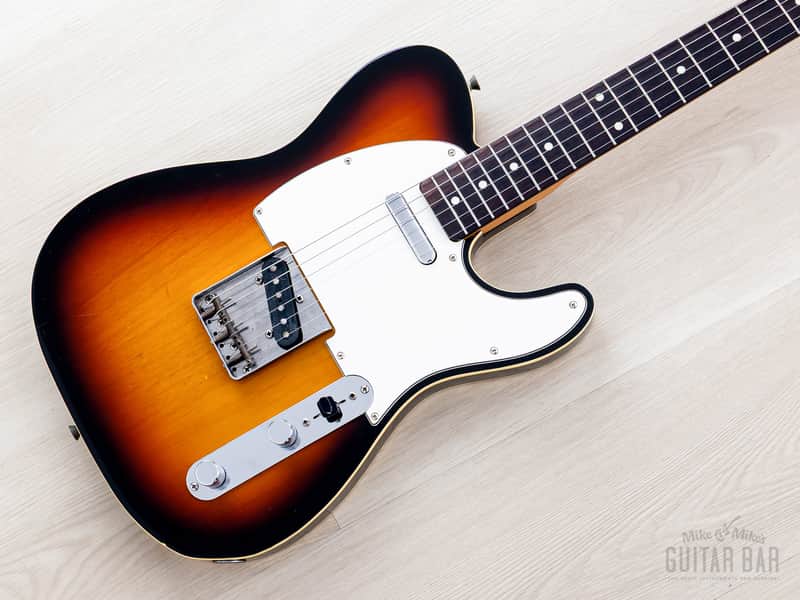 1990 Fender Telecaster Custom '62 Vintage Reissue TL62B-650 Sunburst w/ Case, Japan MIJ Fujigen imagen 1