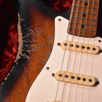Fender Custom Shop Masterbuilt 55 heavy relic Jason Smith 2023 - Tobacco sunburst image 18