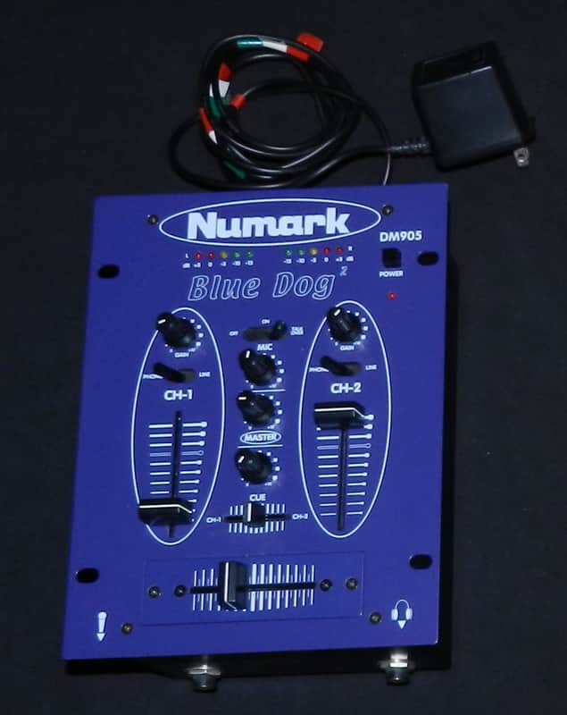 Numark DM905 Blue Dog DJ Mixer Excellent Cond. image 1