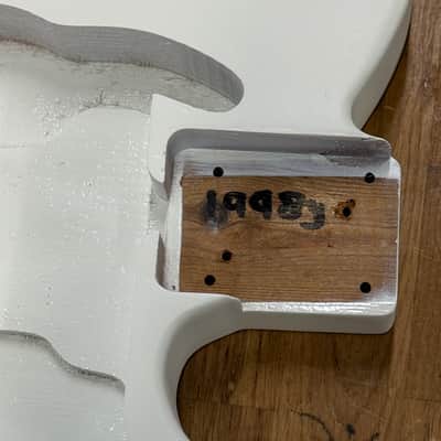 1998g Kohlin Guitars T-Type Roasted Pine replacement body Aged Nitro Relic Vintage olympic white Made in Sweden image 10