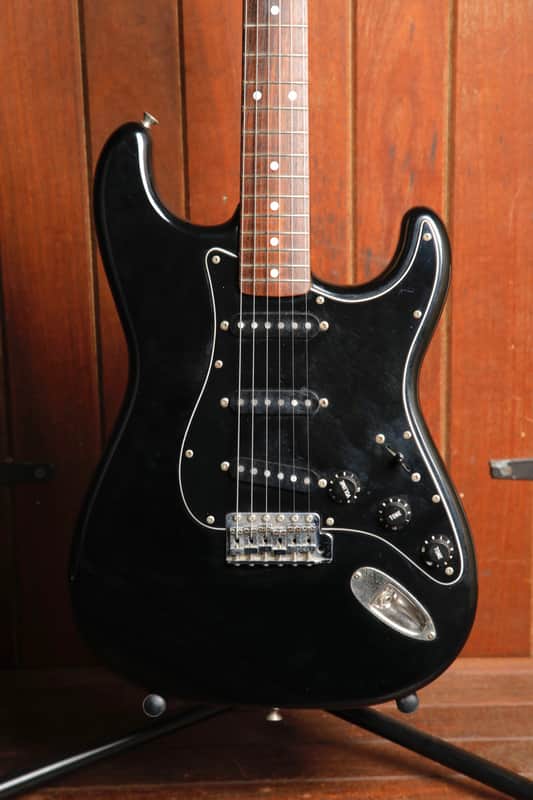 Fender Japan ST72-70 Stratocaster Black Electric Guitar 1987 Pre-Owned image 1