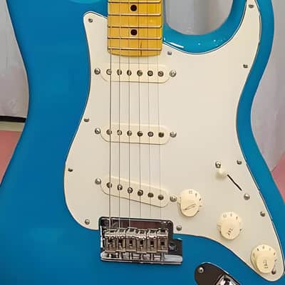 11 Hole Strat Pickguard Pick Guard Scratch Plate for Standard Stratocaster Modern Style Electric Guitar,Cream 3ply image 5