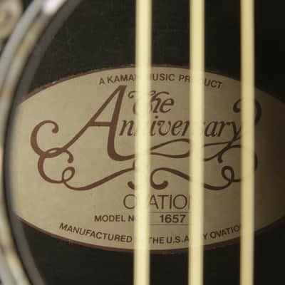 extremely RARE 1981 Ovation 9-STRING based on The Anniversary model 1657 image 13