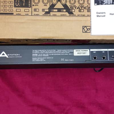 Novation A Station 8-Voice Rackmount Synthesizer 2001 - Blue image 10