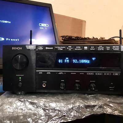 Denon DRA-800H 2.1-Channel 4K Ultra HD Hi-Fi Network Stereo Receiver with Wi-Fi, Bluetooth, HDR10, Apple AirPlay 2, HEOS, Phono & Voice Control + Remote Control & Power Cord *MINT!* Works Perfectly! image 6