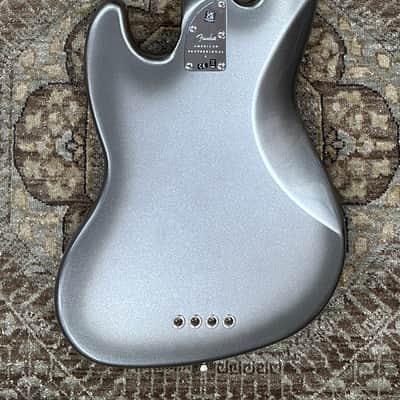 Fender American Professional II Jazz Bass in Mercury w/ Rosewood Fingerboard, Hardcase and Free Pro Setup image 9