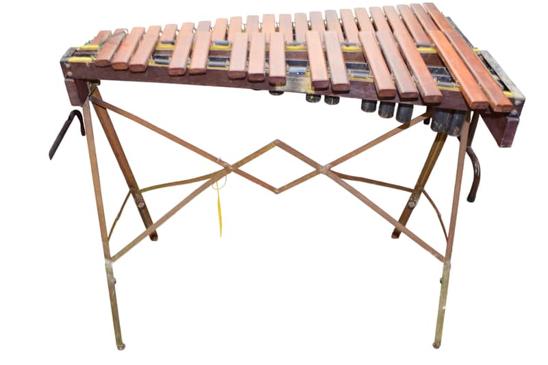 Vintage Deagan Model 834 3-Octave Xylophone w/ Stand image 1