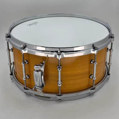 Used Ludwig Limited Edition Solid Ply Tulipwood Snare Drum 14x6.5 - Excellent image 2