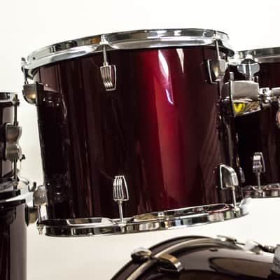 Ludwig Accent CS Combo Wine Red Drum Set 12/13/16/22/14 image 4